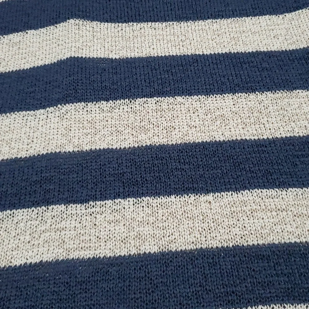 2/$30 WD.NY Women's Short Sleeve Striped Sweater Size 1X - Picture 4 of 8